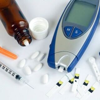 Glucose meter and medicines for diabetes treatment